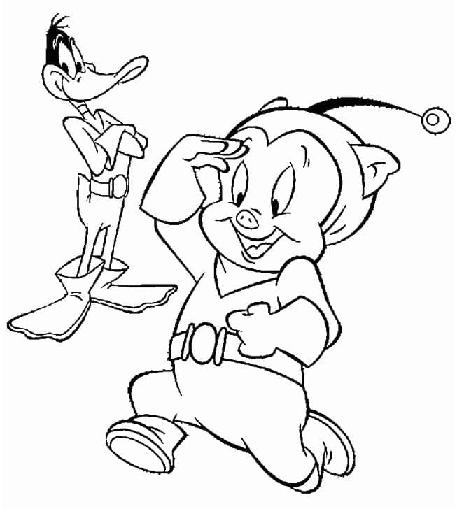 Bojanke Nacrtajte Looney Tunes za ispis