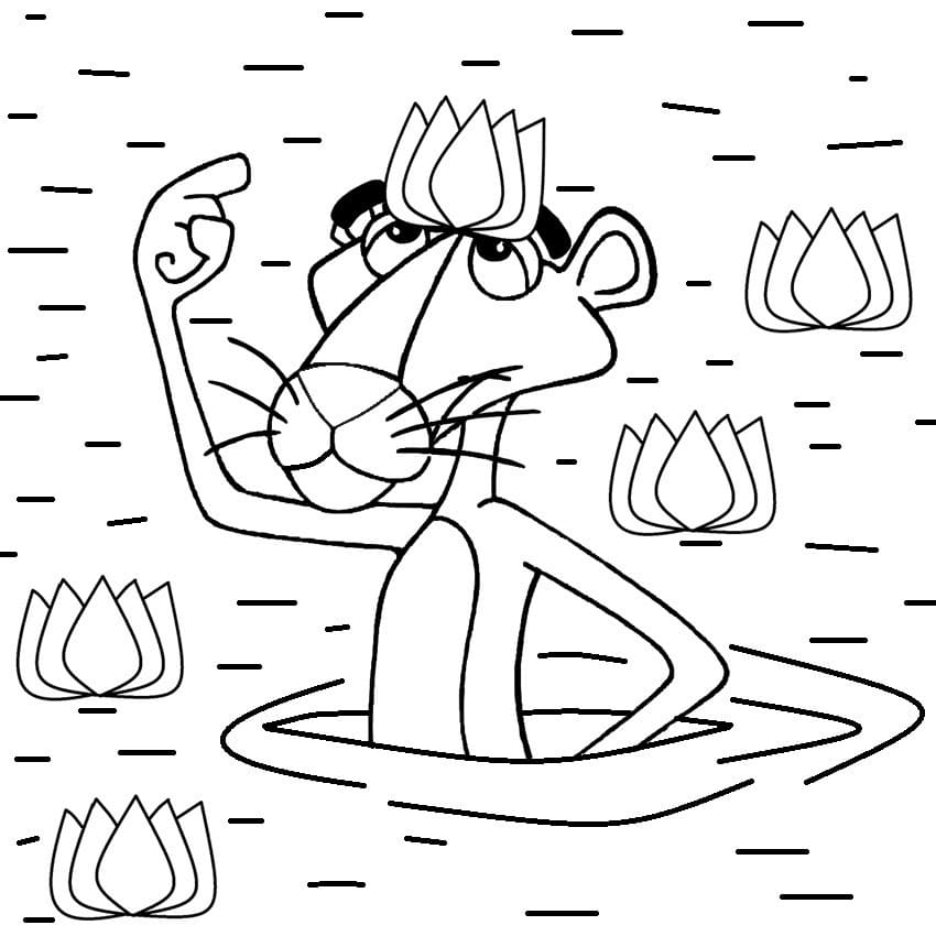 Bojanke Nacrtajte Pink Panther 3