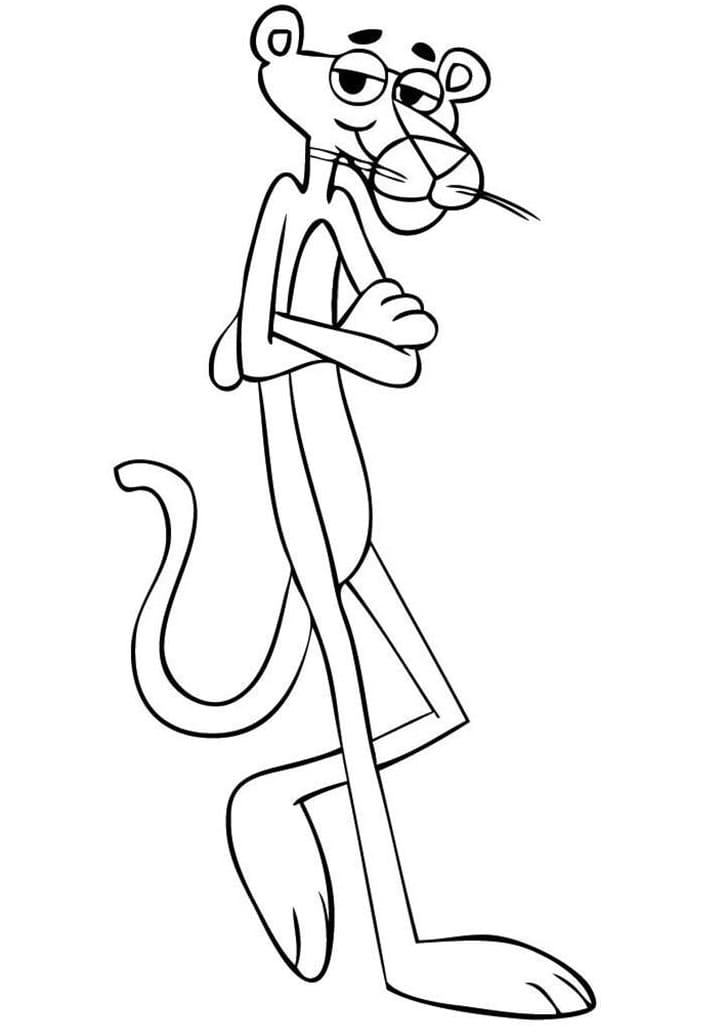 Bojanke Nacrtajte Pink Panther 4