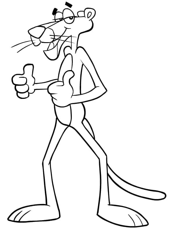Bojanke Nacrtajte Pink Panther 6