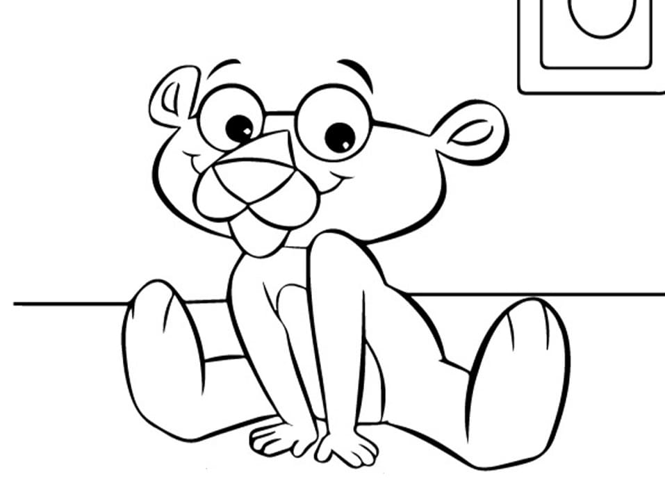 Bojanke Nacrtajte Pink Panther dijete