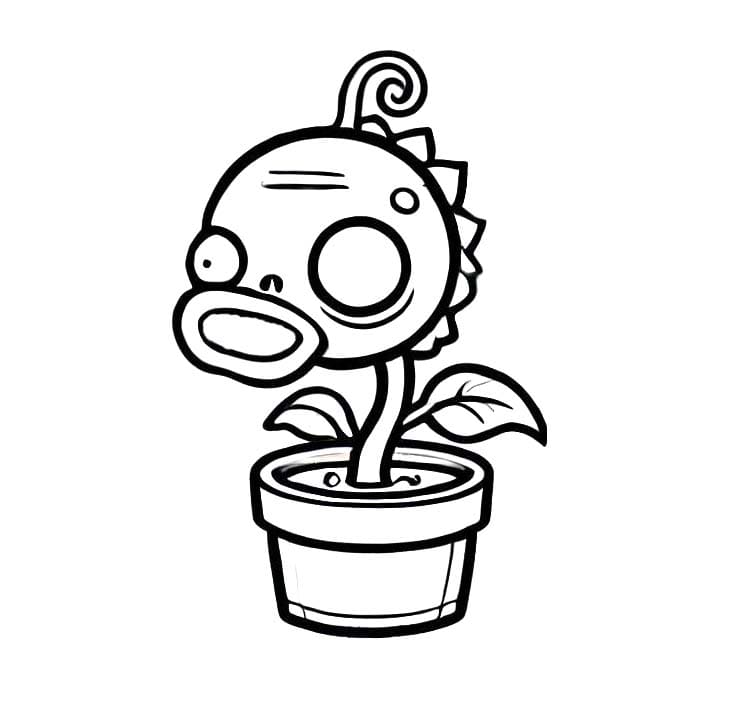 Bojanke Nacrtajte Plants vs Zombies 1