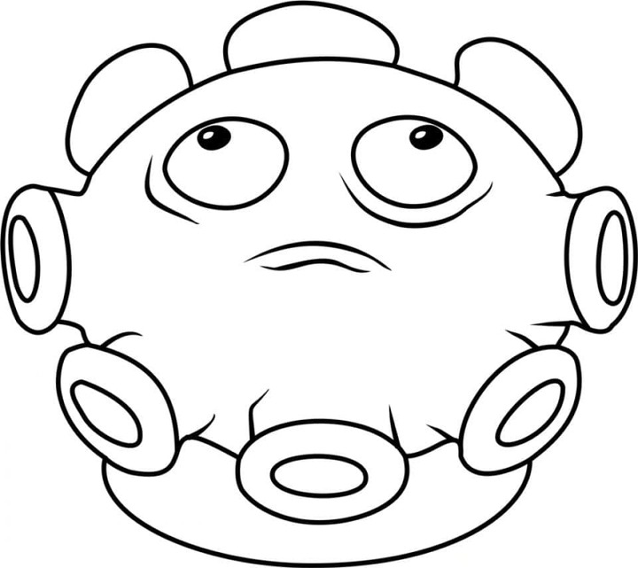 Bojanke Nacrtajte Plants vs Zombies Osnovni kod djece