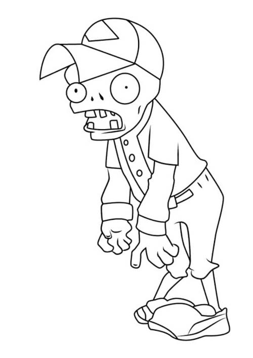 Bojanke Nacrtajte Plants vs Zombies za ispis