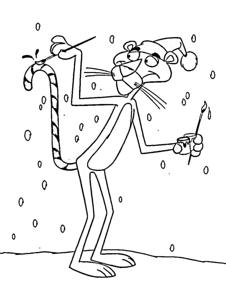 Bojanke Pink Panther besplatno za djecu