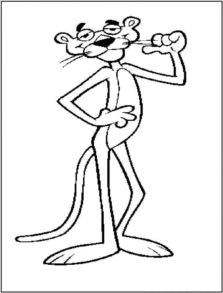 Bojanke Pink Panther kod djece