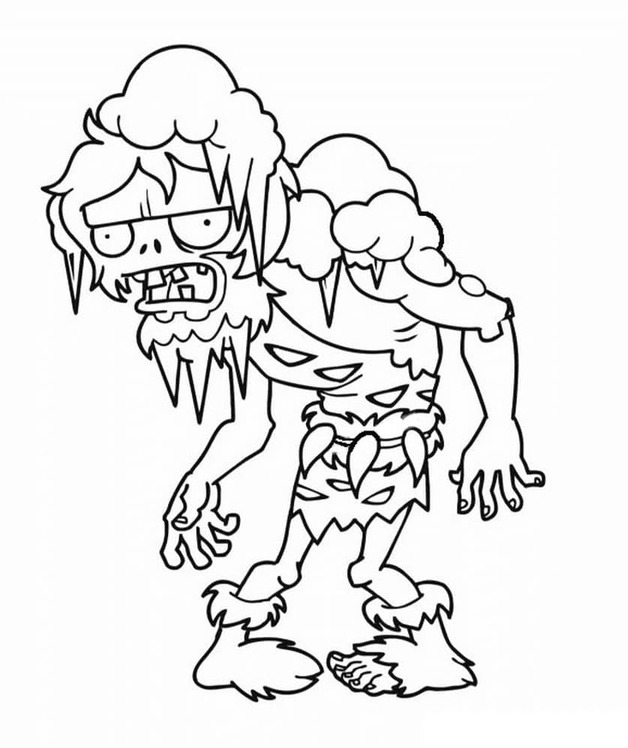 Bojanke Plants vs Zombies za ispis