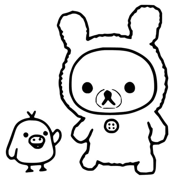 Bojanke Rilakkuma besplatno za ispis