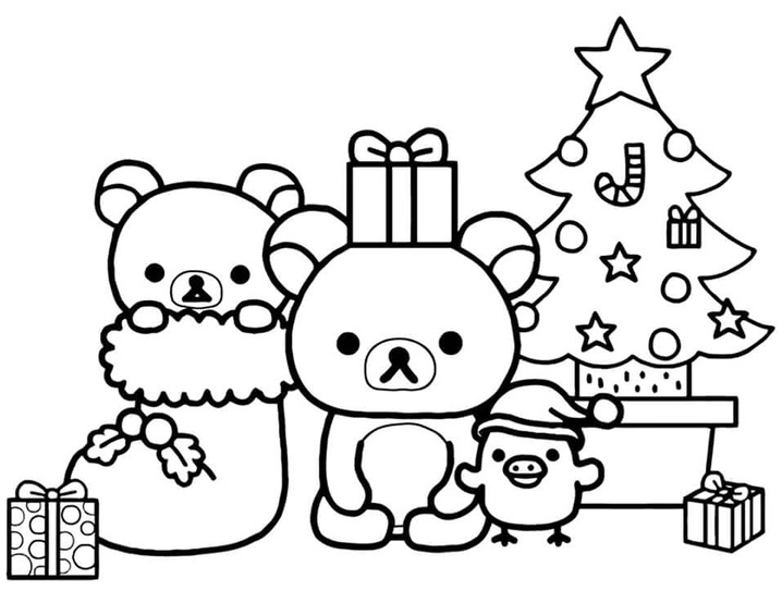 Bojanke Rilakkuma za ispis
