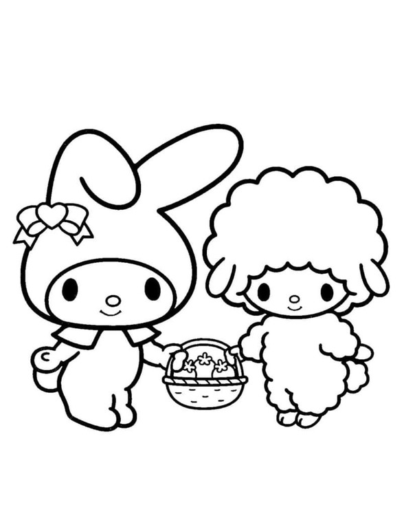 Bojanke Sanrio ispisivo