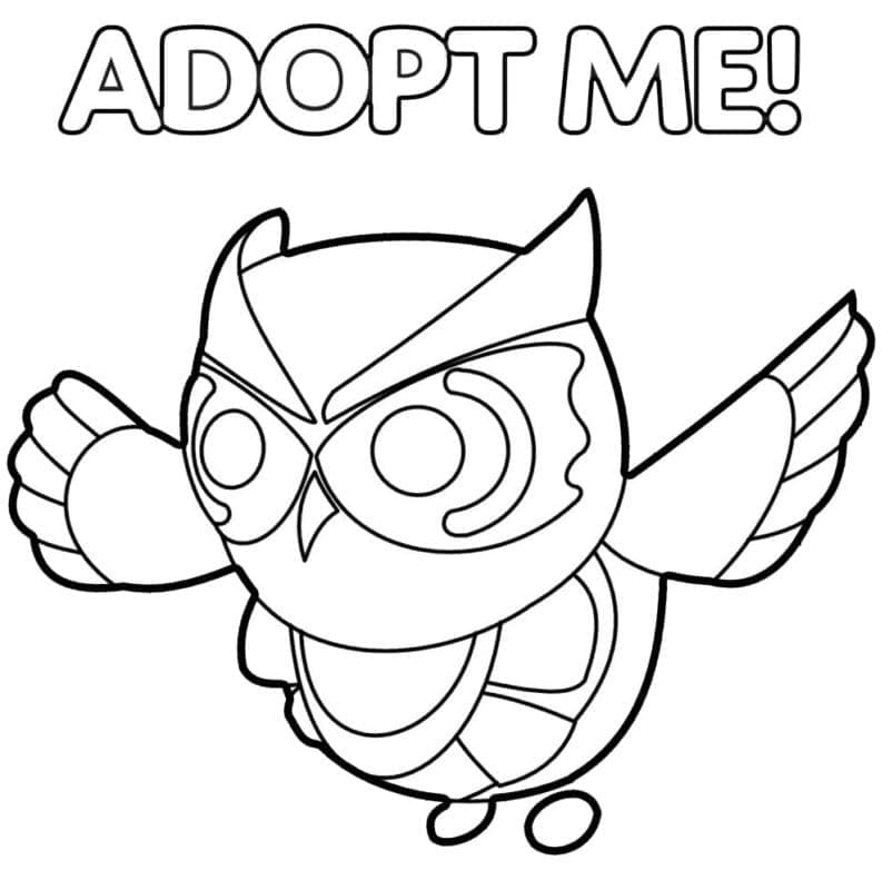 Bojanke Slika Adopt Me besplatno
