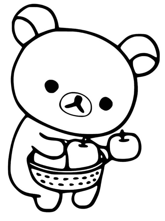 Bojanke Slika Rilakkuma besplatno