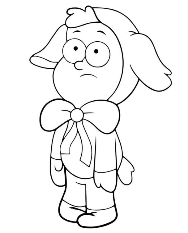 Bojanke Sliku Gravity Falls jednostavan