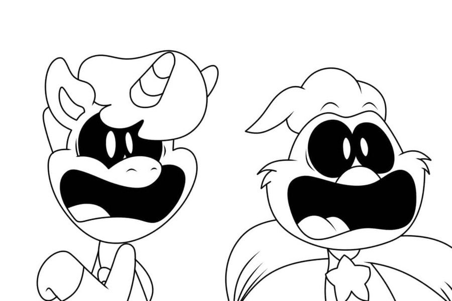 Bojanke Smiling Critters ispisivo