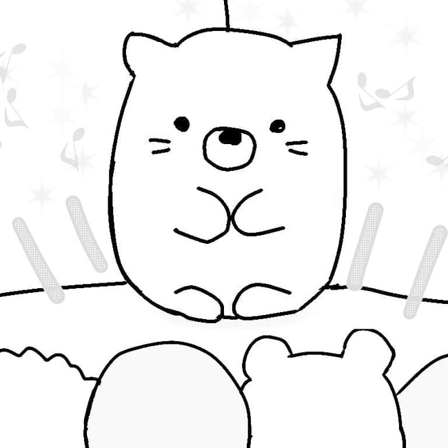 Bojanke Sumikko Gurashi besplatni ispis za djecu