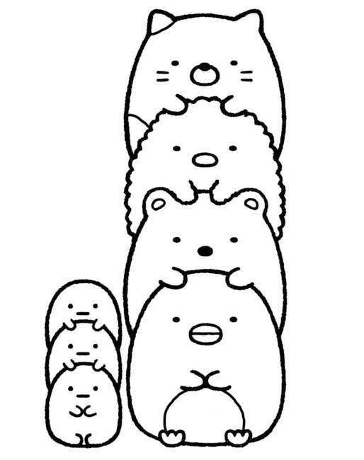 Bojanke Sumikko Gurashi jako slatko