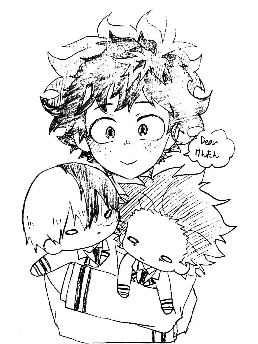 Bojanke My Hero Academia ispisivo