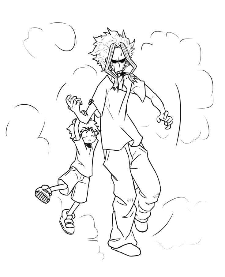 Bojanke Nacrtaj Anime My Hero Academia