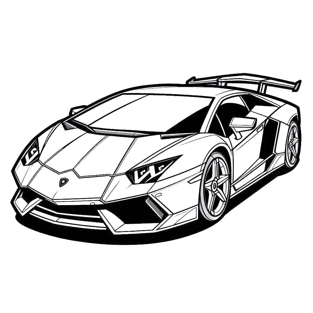 Bojanke Nacrtaj Lamborghini 1
