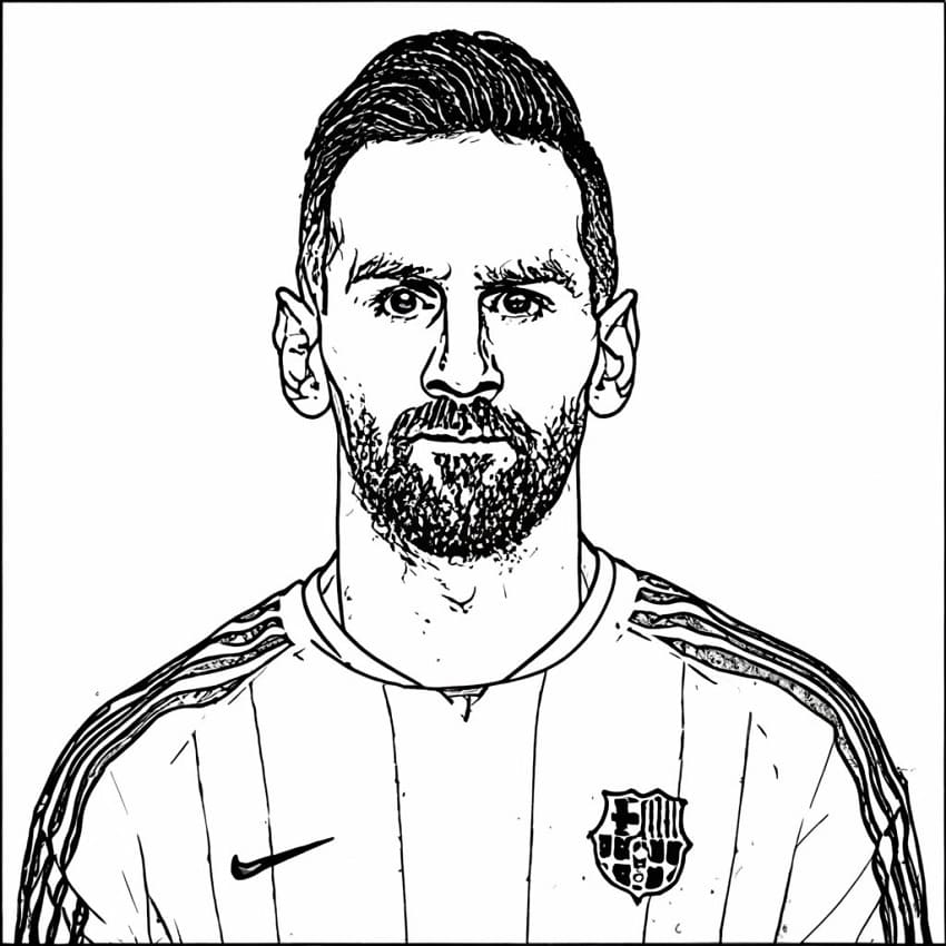 Bojanke Nacrtaj Messi 2