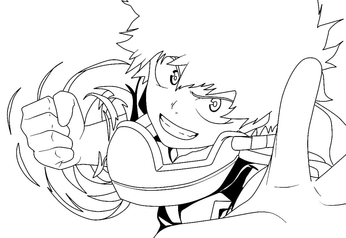 Bojanke Nacrtaj My Hero Academia lako ispisivo