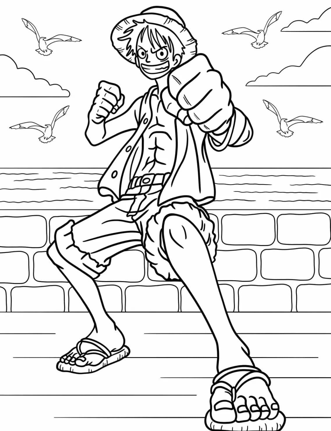 Bojanke Nacrtaj One Piece besplatno osnovno