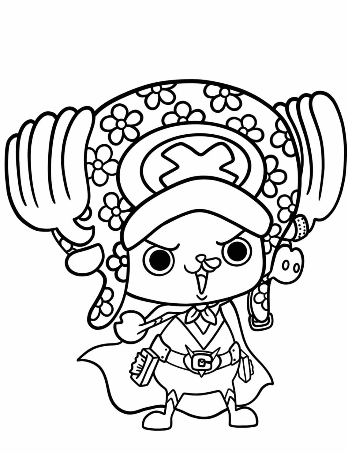 Bojanke Nacrtaj One Piece ispisivo prost