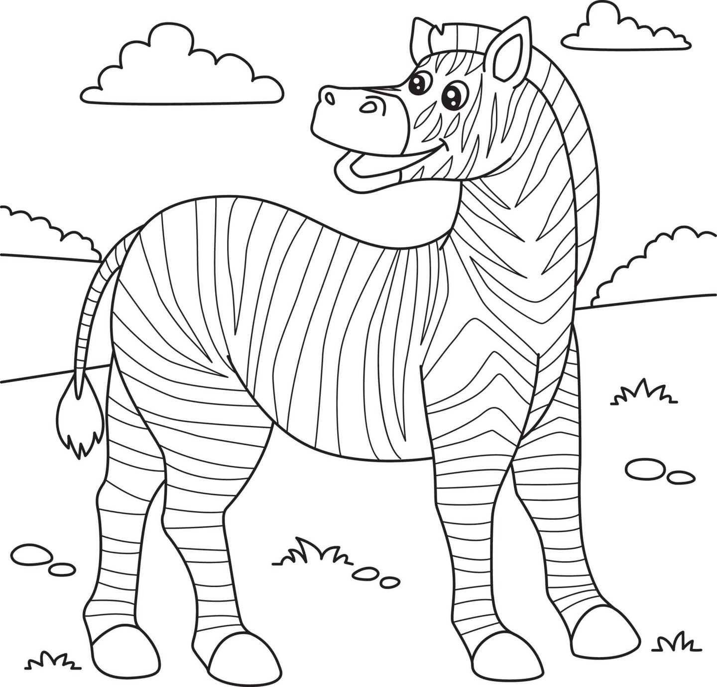 Bojanke Nacrtaj Zebra besplatno