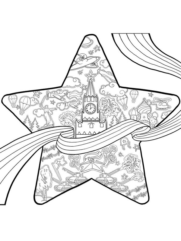 Bojanke Nacrtaj Zvijezda Mandala