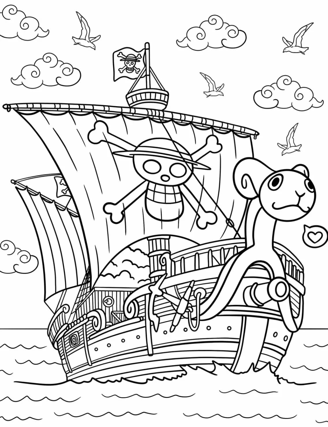 Bojanke One Piece besplatno za djecu