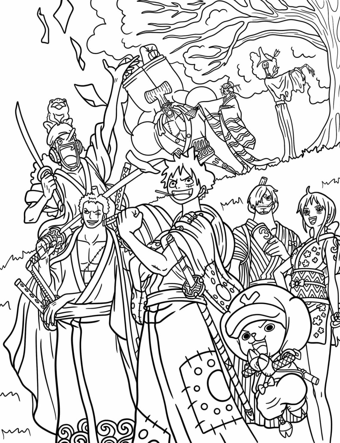 Bojanke One Piece za djecu