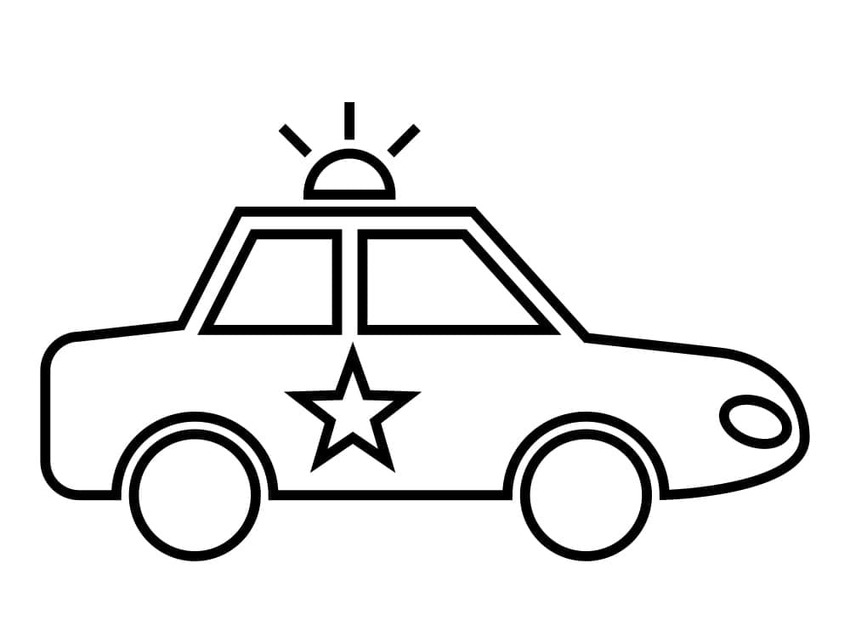 Bojanke Policijski Automobil 1