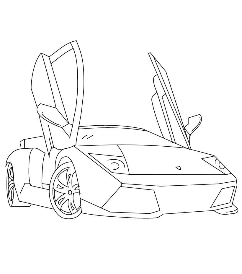 Bojanke Slika Lamborghini besplatno