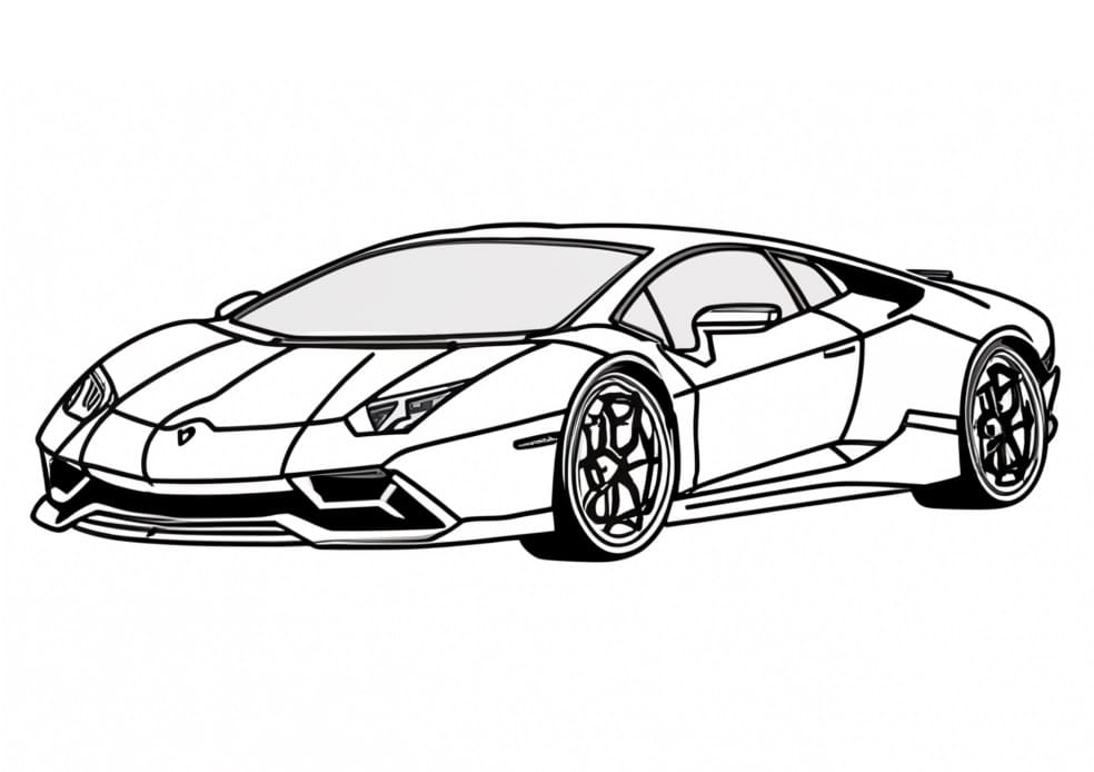 Bojanke Slika Lamborghini za ispis