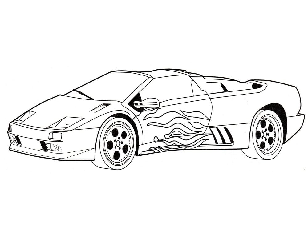 Bojanke Slika Lamborghini