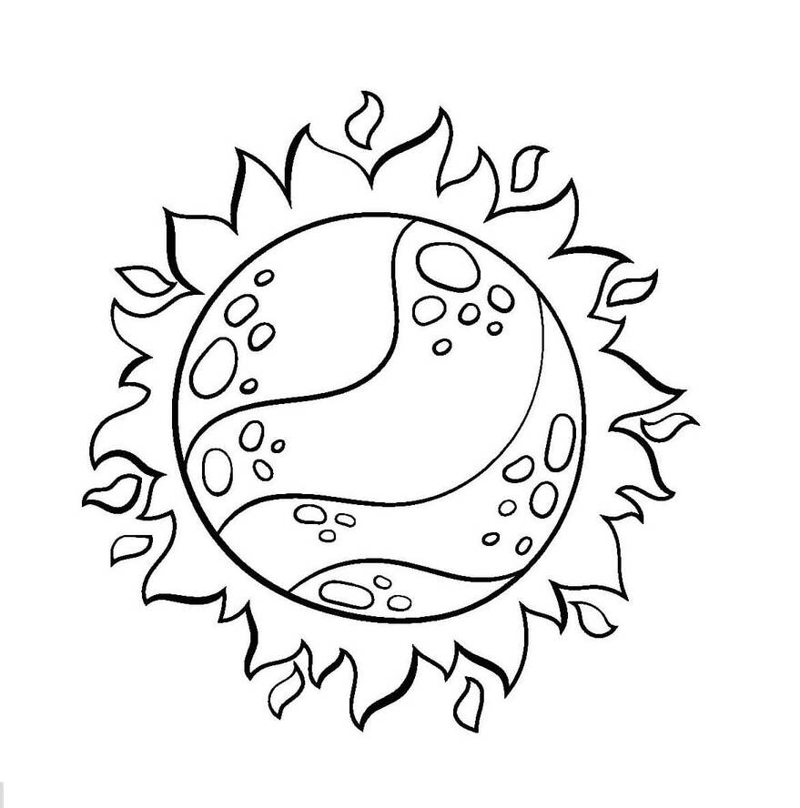 Bojanke Sunce vrlo prost