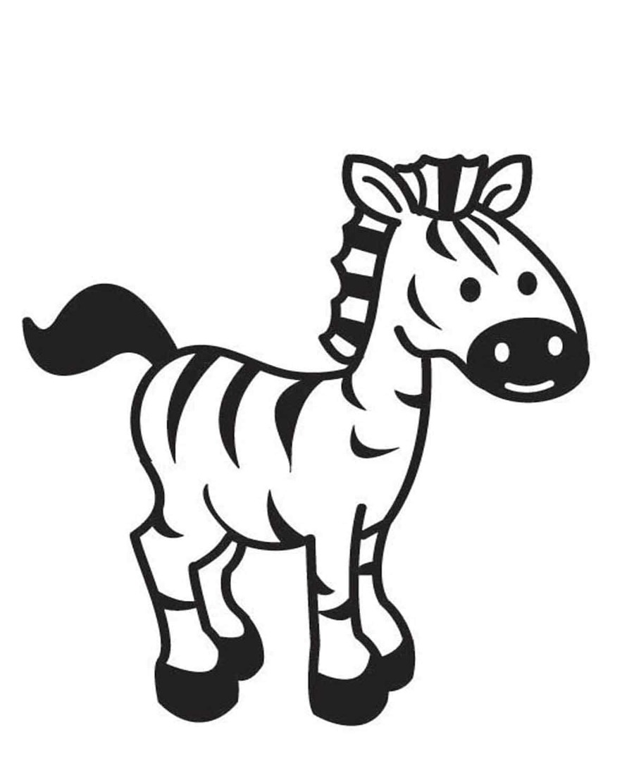 Bojanke Zebra vrlo lako