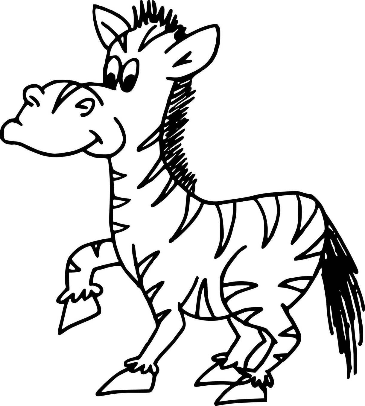 Bojanke Zebra za djecu