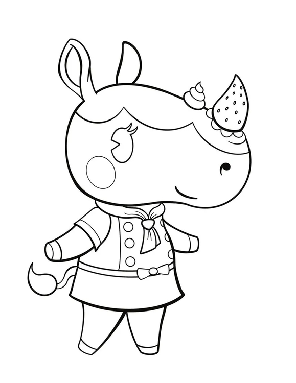 Bojanke Animal Crossing prost ispisivo