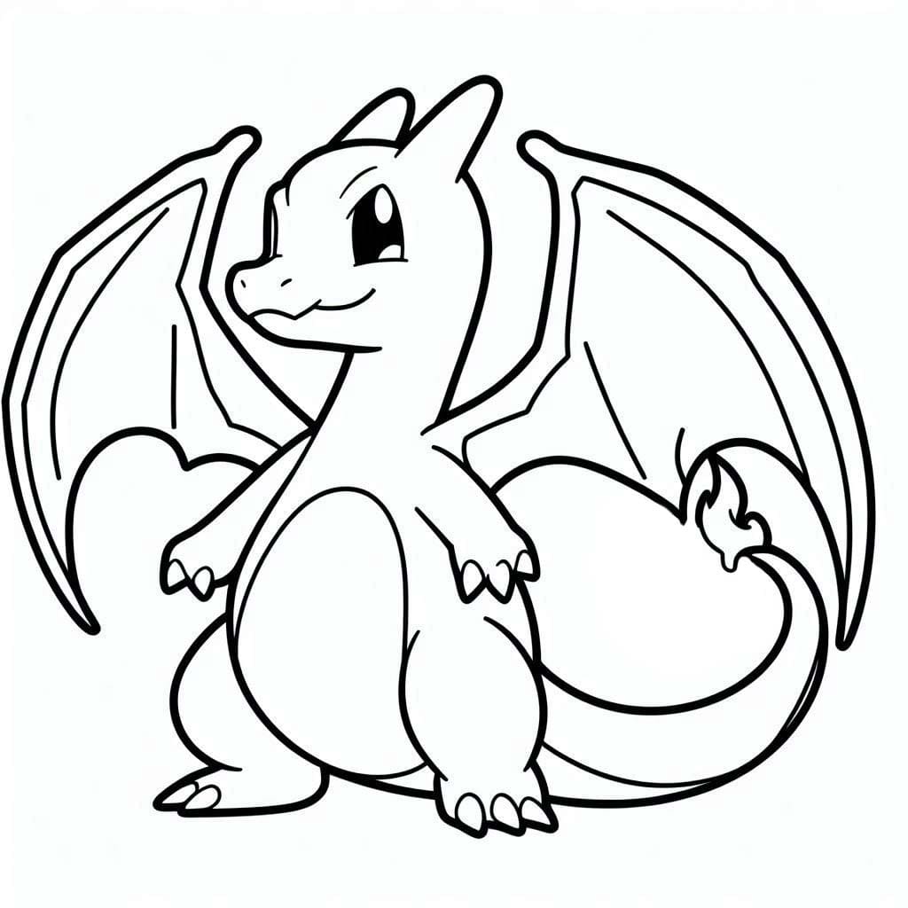 Bojanke Charizard besplatni ispis za djecu