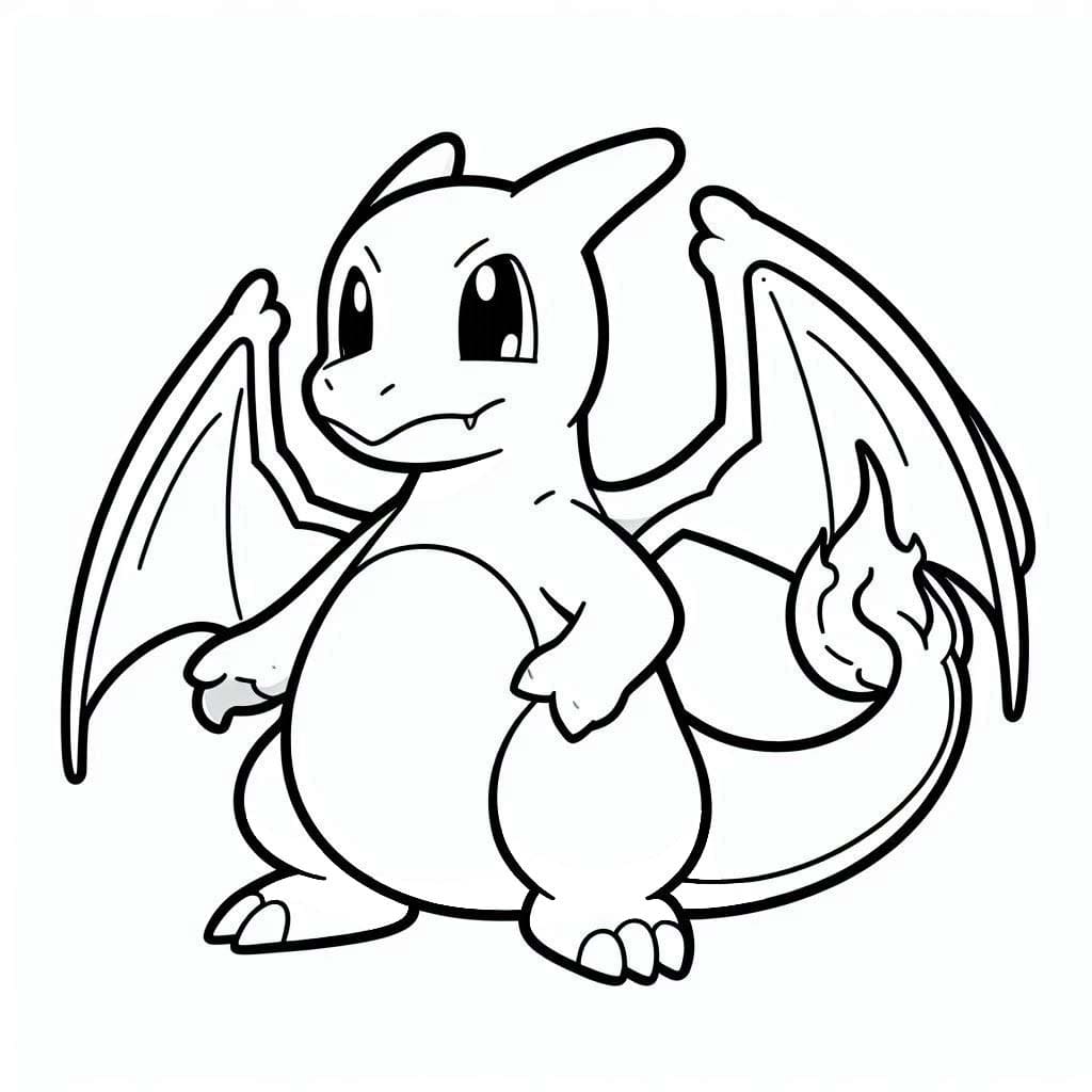 Bojanke Charizard besplatno osnovno ispisivo