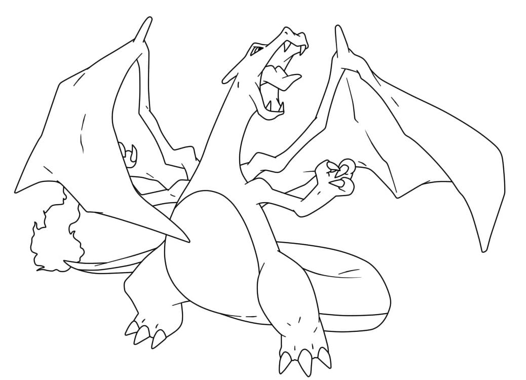 Bojanke Charizard lako kod djece