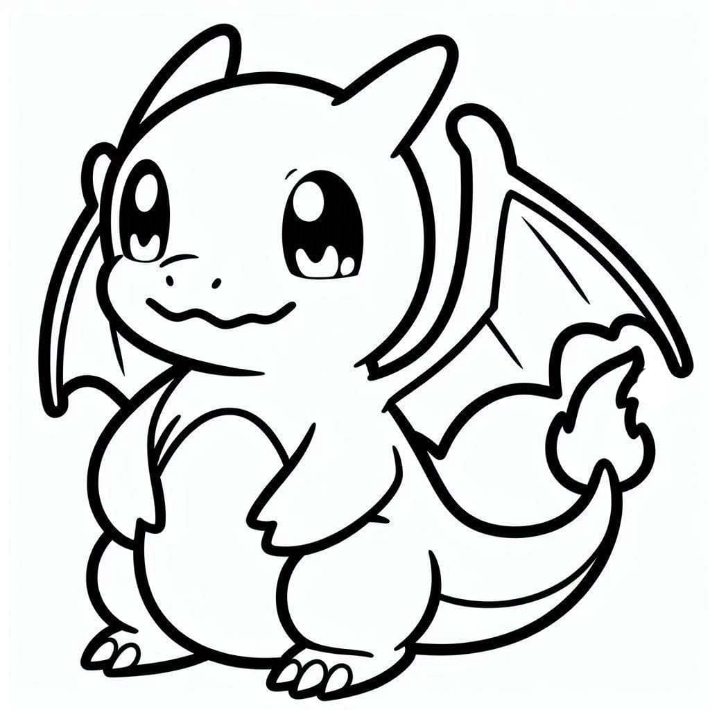 Bojanke Charizard osnovno ispisivo
