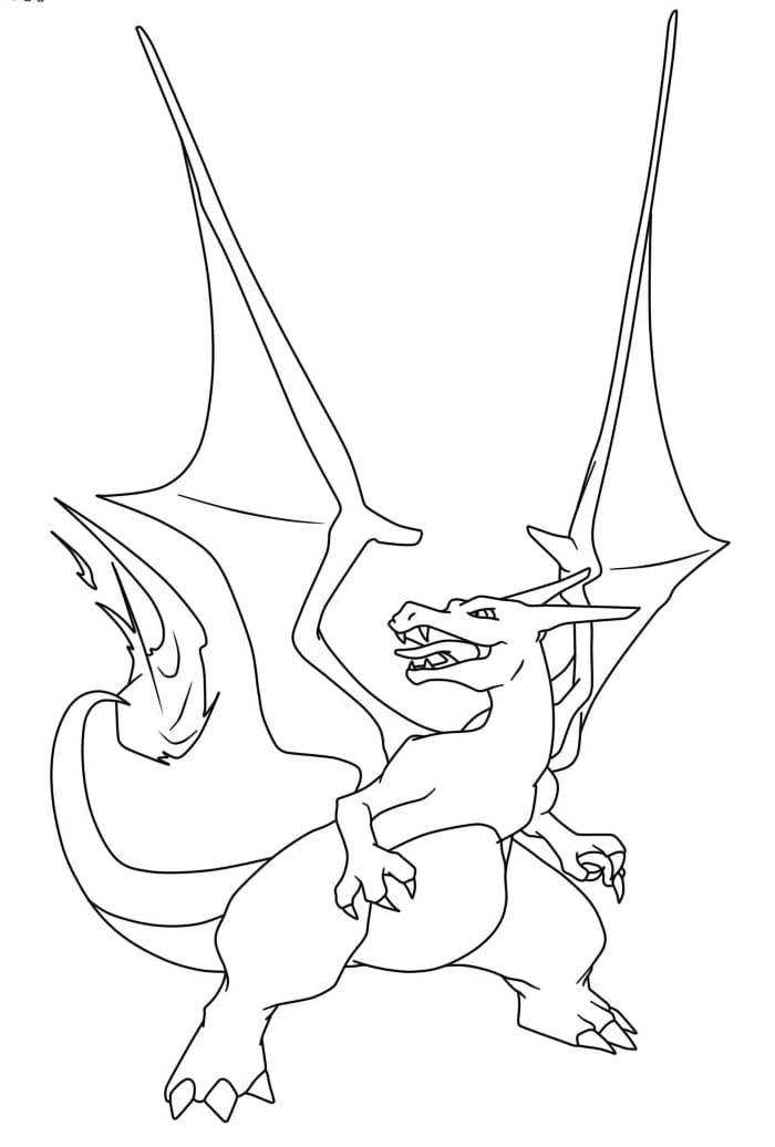 Bojanke Charizard za ispis