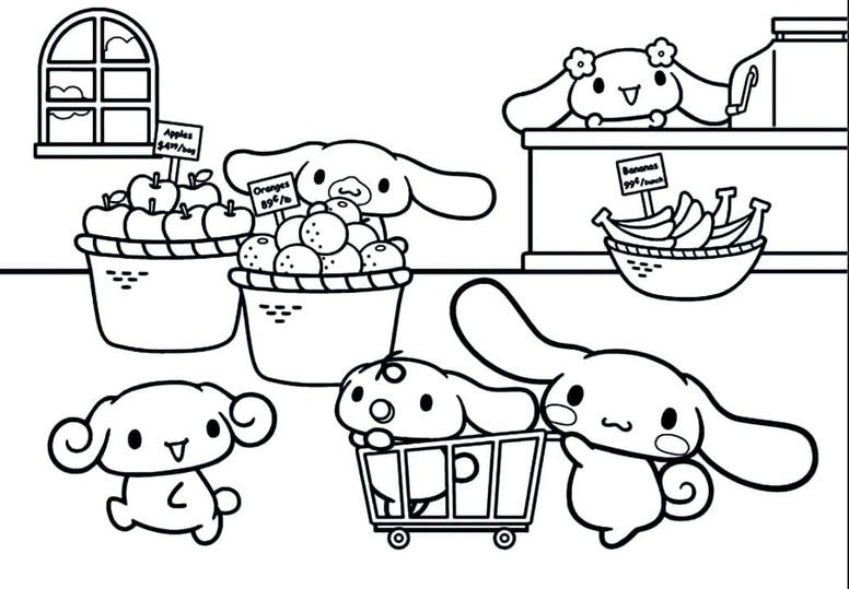 Bojanke Cinnamoroll besplatno prost