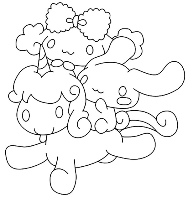 Bojanke Cinnamoroll osnovno ispisivo