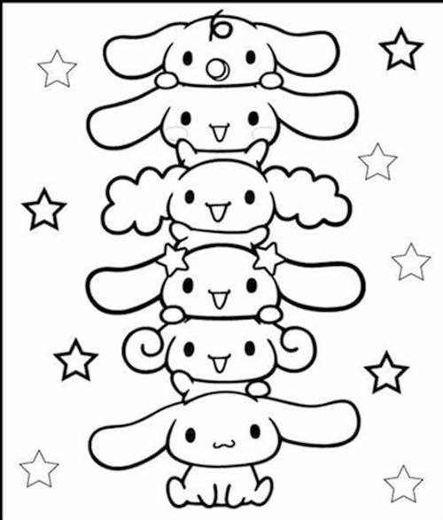 Bojanke Cinnamoroll prost ispisivo