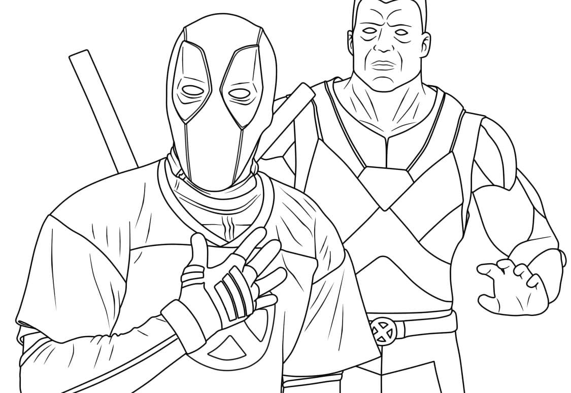 Bojanke Deadpool besplatno osnovno