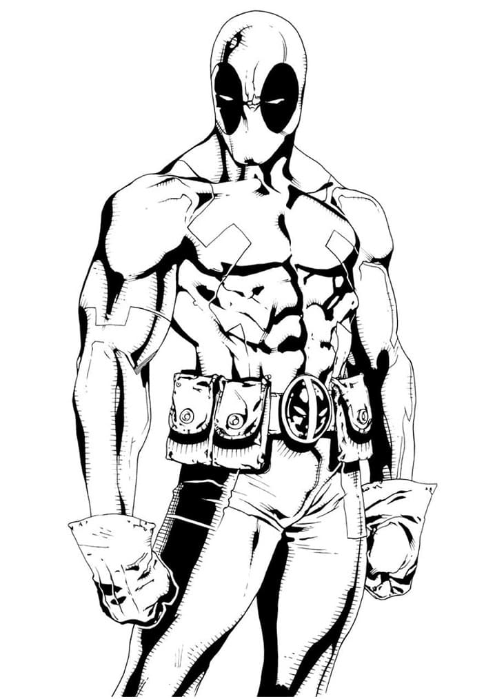 Bojanke Deadpool ispisivo
