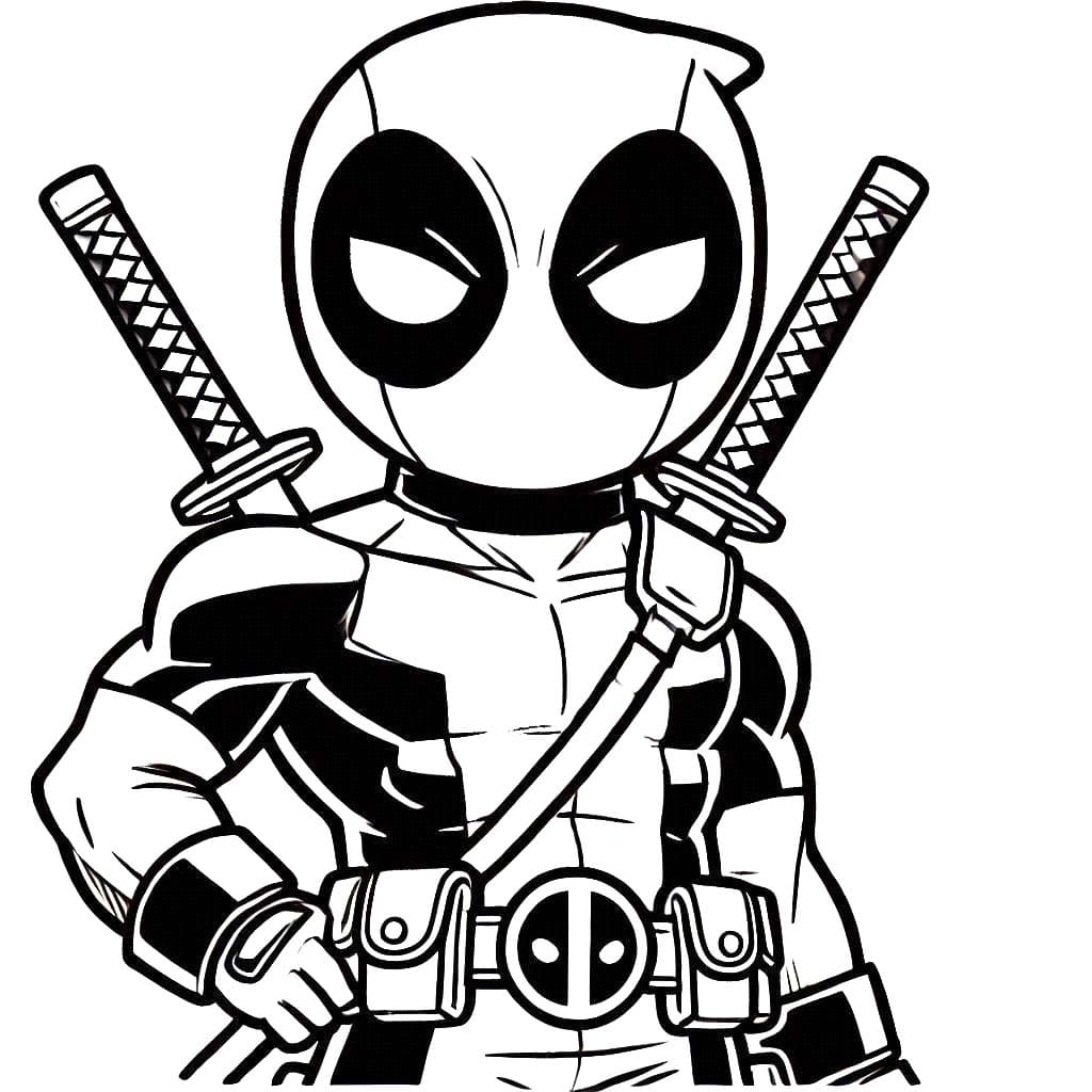Bojanke Deadpool lako kod djece